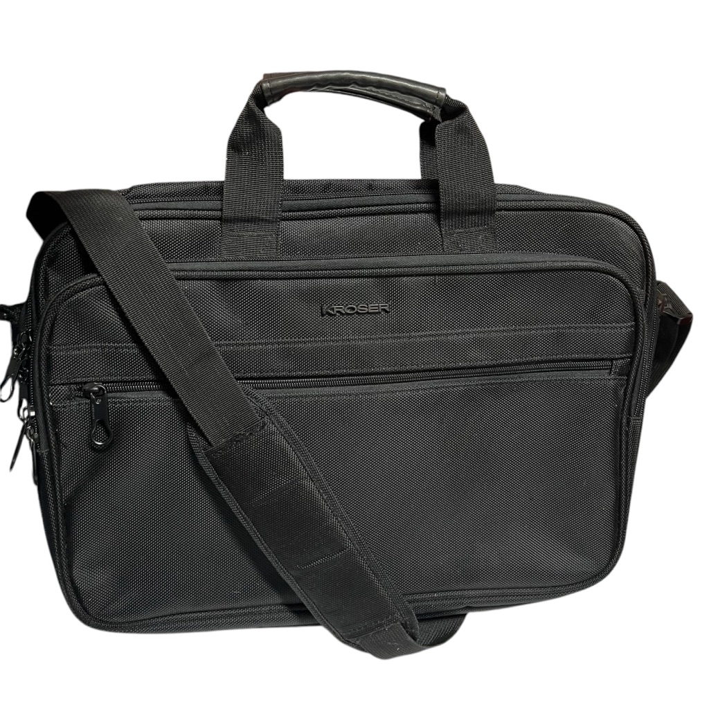 Kroser Premium Black Laptop Briefcase Fits Up To 173 Inch Laptop